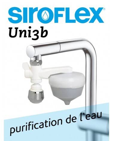 Purificateur d'eau UNI3 SIROFLEX. Kit de base complet à seulement frs. 29.-