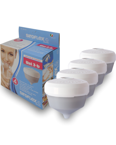 Emballage de 4 filtres de rechange pour Purificateur d'eau UNI3b SIROFLEX